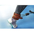 Манжета EasyFit F8 коричнева для тяги на тренажері (шкіра)