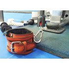 Манжета EasyFit F8 коричнева для тяги на тренажері (шкіра)