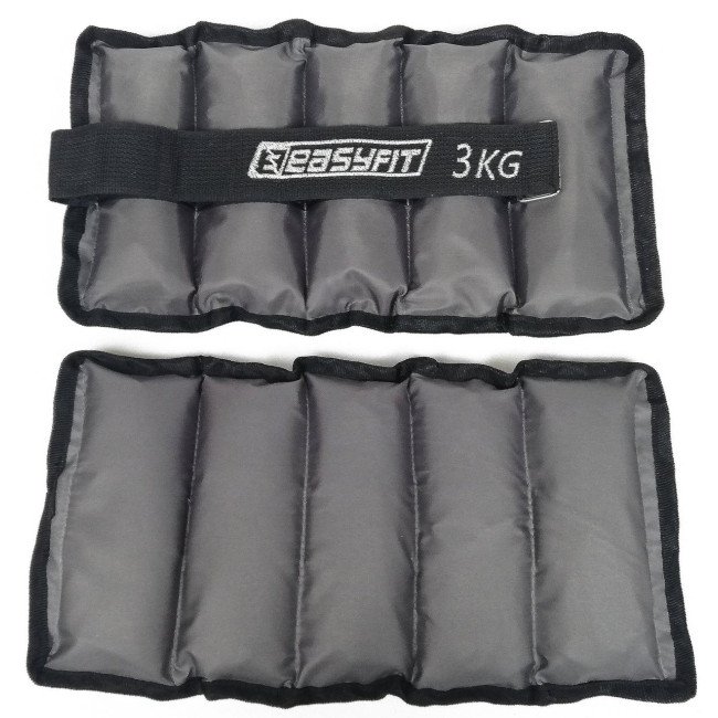 Обтяжувачі для ніг та рук з металом EasyFit Metal 3 кг (пара)