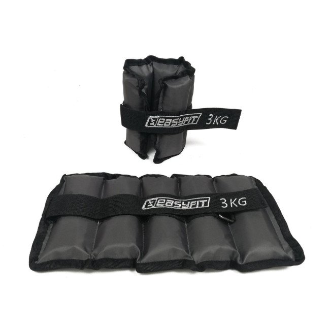 Обтяжувачі для ніг та рук з металом EasyFit Metal 3 кг (пара)