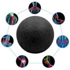 Масажний м'ячик EasyFit TPR 6 см чорний