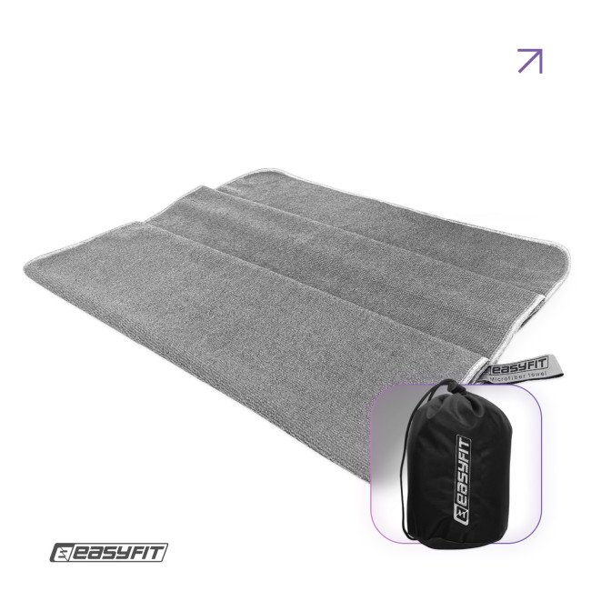 Спортивний рушник EasyFit RoyalWing 140х60 см з мікрофібри + чохол
