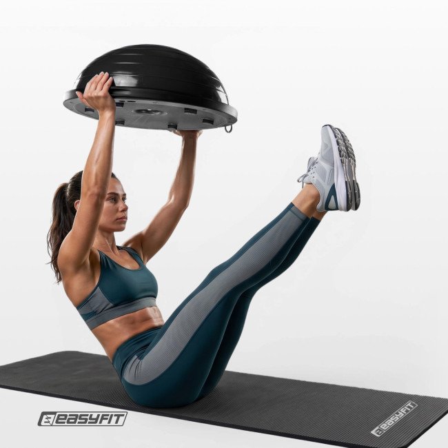 Балансувальна платформа EasyFit BOSU 60 см чорна