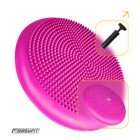 Балансувальна подушка масажна EasyFit Balance Cushion-A рожева + насос
