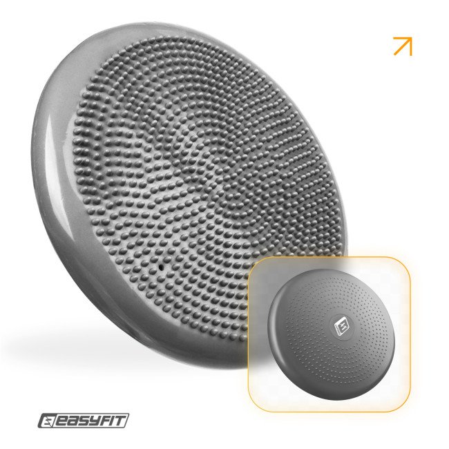 Балансувальна масажна подушка EasyFit Сірий