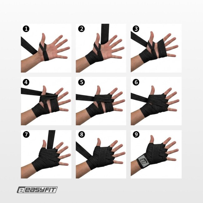 Бинти для боксу EasyFit Classic Wrap 2,5 м