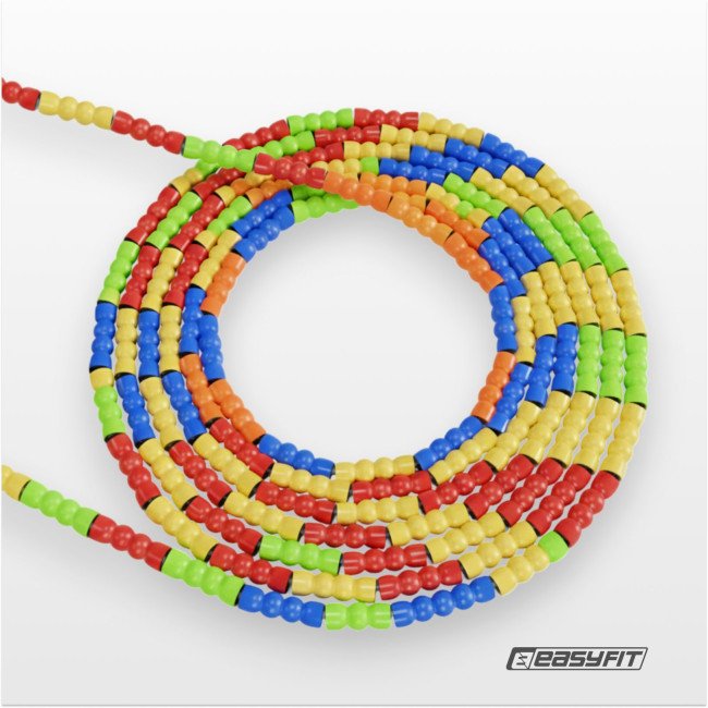 Бісерна скакалка EasyFit FreeRope 2,7 м (мультиколор)
