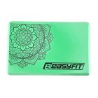 Блок для йоги EasyFit EVA з малюнком м'ятний
