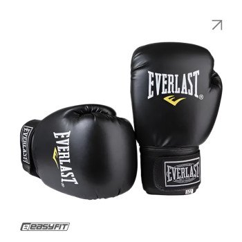 Боксерські рукавички Everlast 16 унцій (16 oz) чорні