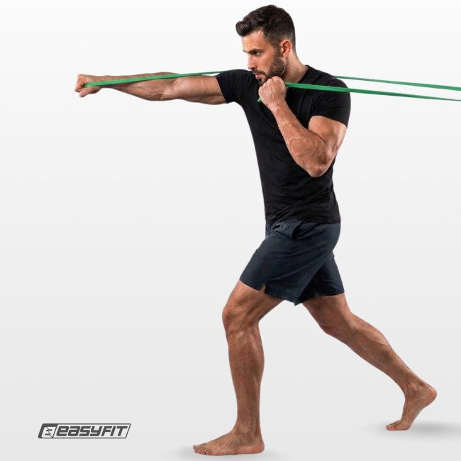 Борцівська резина EasyFit - джгут 10 м зелений (Easy)
