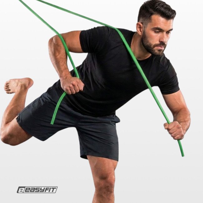 Борцівська резина EasyFit - джгут 10 м зелений (Easy)