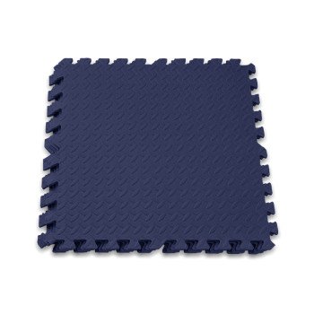 Татамі мат EasyFit SwallowTail 4 шт (60х60х1 см) пазл хвіст ластівки синій