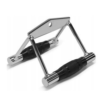 Ручка для нижньої тяги подвійна EasyFit (обгумовані ручки)