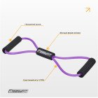 Еспандер EasyFit вісімка трубчастий фіолетовий