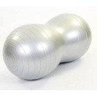 М'яч для фітнеса EasyFit Peanut 45х90 см сірий (фітбол горіх-арахіс)