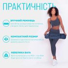 Килимок для йоги та фітнесу EasyFit TPE+TC 6мм двошаровий синій-блакитний