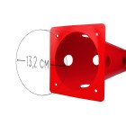 Конус-фішка спортивна EasyFit 31 см червона
