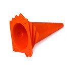 Конуси-фішки спортивні EasyFit 31 см (набір з 4 штук) помаранчеві