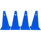 Конуси-фішки спортивні EasyFit 31 см (набір з 4 штук) сині