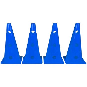 Конуси-фішки спортивні EasyFit 31 см (набір з 4 штук) сині