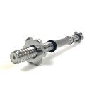 Гантельний гриф EasyFit 40 см Ø 25 мм хромований
