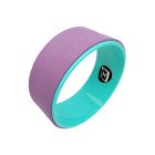 Колесо для йоги EasyFit TPE 33 см фіолетово-м'ятне