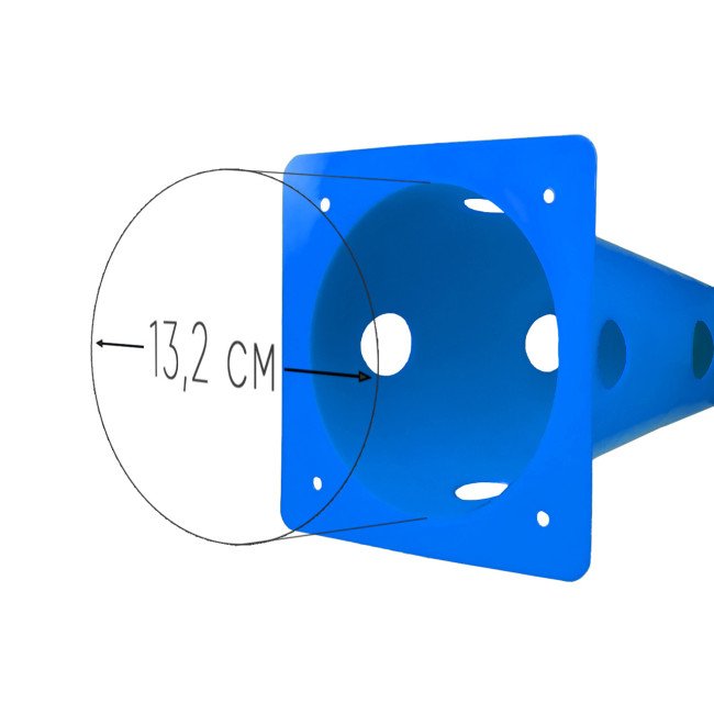 Конуси-фішки спортивні EasyFit 31 см (набір з 4 штук) сині