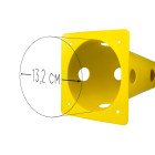 Конус-фішка спортивна EasyFit 31 см жовта