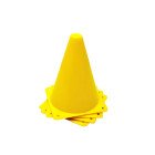 Конуси-фішки спортивні EasyFit 17 см (набір з 4 штук) жовті