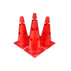 Конуси-фішки спортивні EasyFit 31 см (набір з 4 штук) червоні