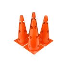 Конуси-фішки спортивні EasyFit 31 см (набір з 4 штук) помаранчеві
