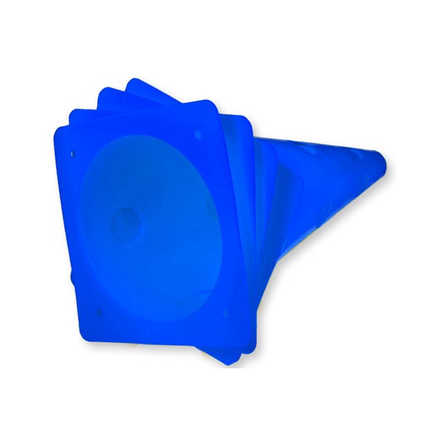 Конуси-фішки спортивні EasyFit 31 см (набір з 4 штук) сині