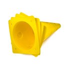 Конуси-фішки спортивні EasyFit 31 см (набір з 4 штук) жовті