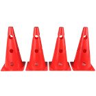 Конуси-фішки спортивні EasyFit 31 см (набір з 4 штук) червоні