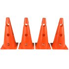 Конуси-фішки спортивні EasyFit 31 см (набір з 4 штук) помаранчеві