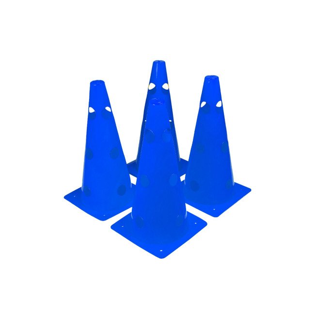 Конуси-фішки спортивні EasyFit 31 см (набір з 4 штук) сині