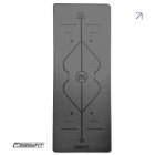 Килимок для йоги професійний EasyFit Pro каучук 5 мм Чорний