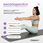 Килимок для йоги професійний EasyFit Pro каучук 5 мм Чорний