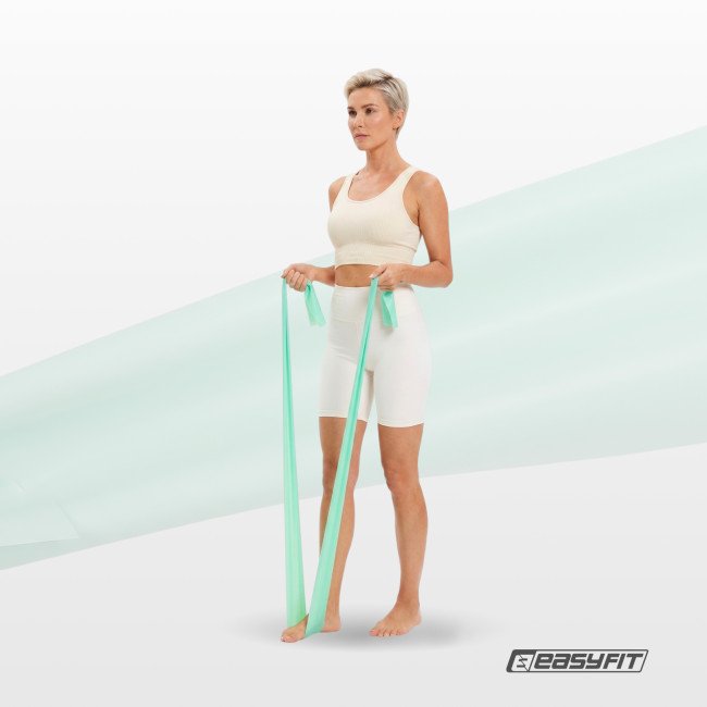 Стрічка для пілатесу EasyFit EPP 0.35 мм м’ятна