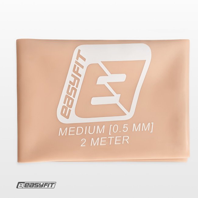 Стрічка для пілатесу EasyFit EPP 0.5 мм персикова