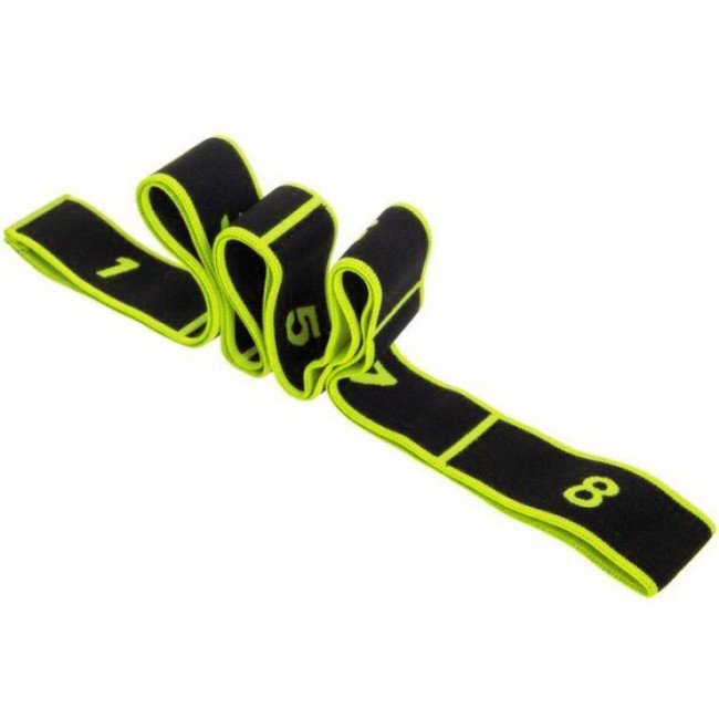 Еспандер стрічка EasyFit з петлями для тренувань жовтий (EASY)