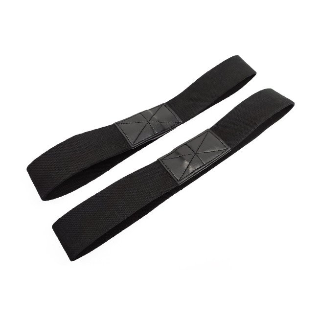 Лямки атлетичні EasyFit для турніка та поперечини чорні 