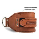 Манжета EasyFit F9 коричнева для тяги на тренажері (шкіра)