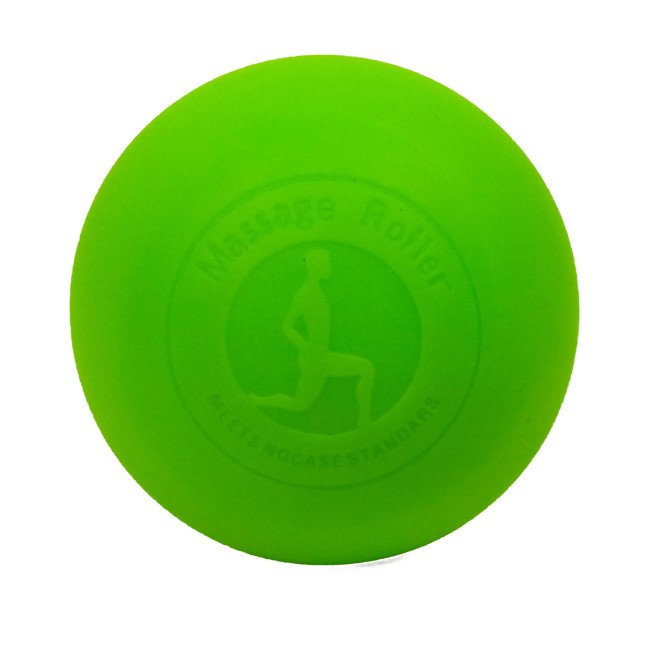 Масажний м'ячик EasyFit каучук 6.5 см салатовий 