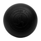 Масажний м'ячик EasyFit каучук 6.5 см чорний