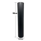 Масажний ролик EasyFit Foam Roller 90 см Чорний