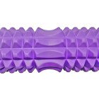 Масажний ролик EasyFit Grid Roller 33 см v.1.2 Фіолетовий