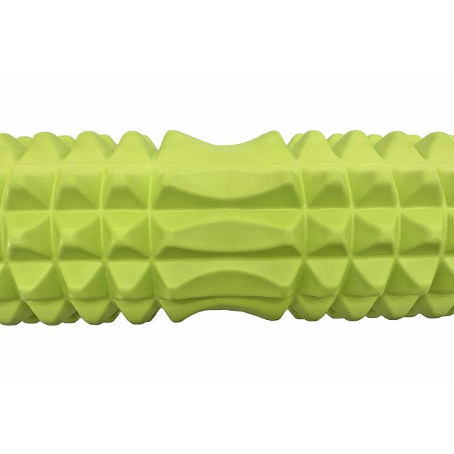 Масажний ролик EasyFit Grid Roller 45 см v.2.2 Салатовий