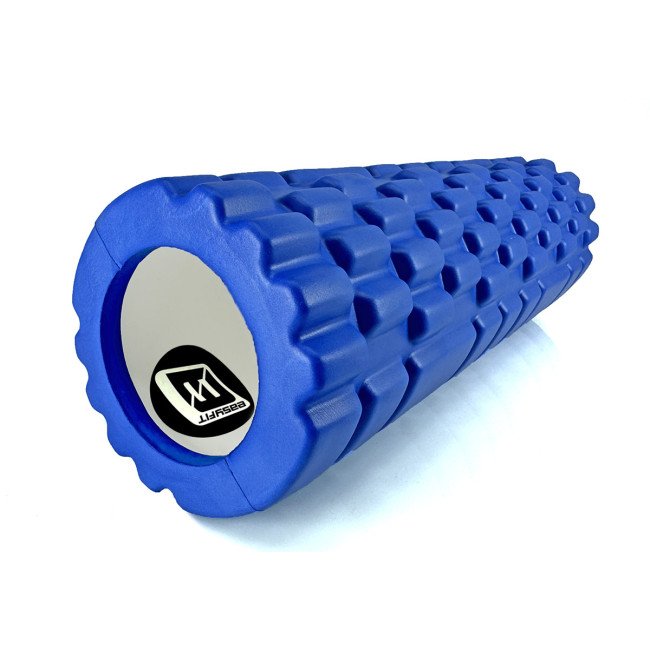 Масажний ролер EasyFit Grid Roller Mini 30 см синій