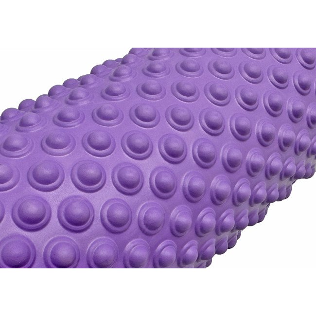 Масажний ролик EasyFit Grid Roller Light 33 см Фіолетовий
